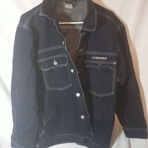 Men's Large ICEBERG denim jacket